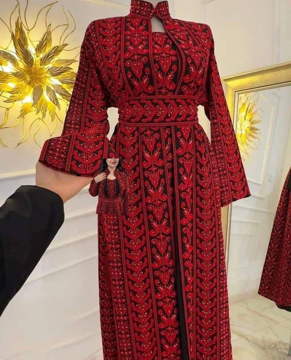 palestinian abaya, saudi crepe fabric palestinian abaya, saudi crepe fabric
