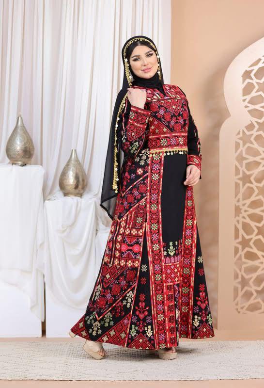 palestinian abaya, saudi crepe fabric palestinian abaya, saudi crepe fabric