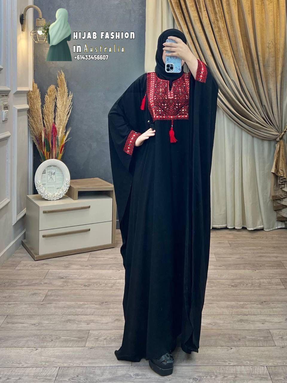 palestinian abaya, saudi crepe fabric palestinian abaya, saudi crepe fabric
