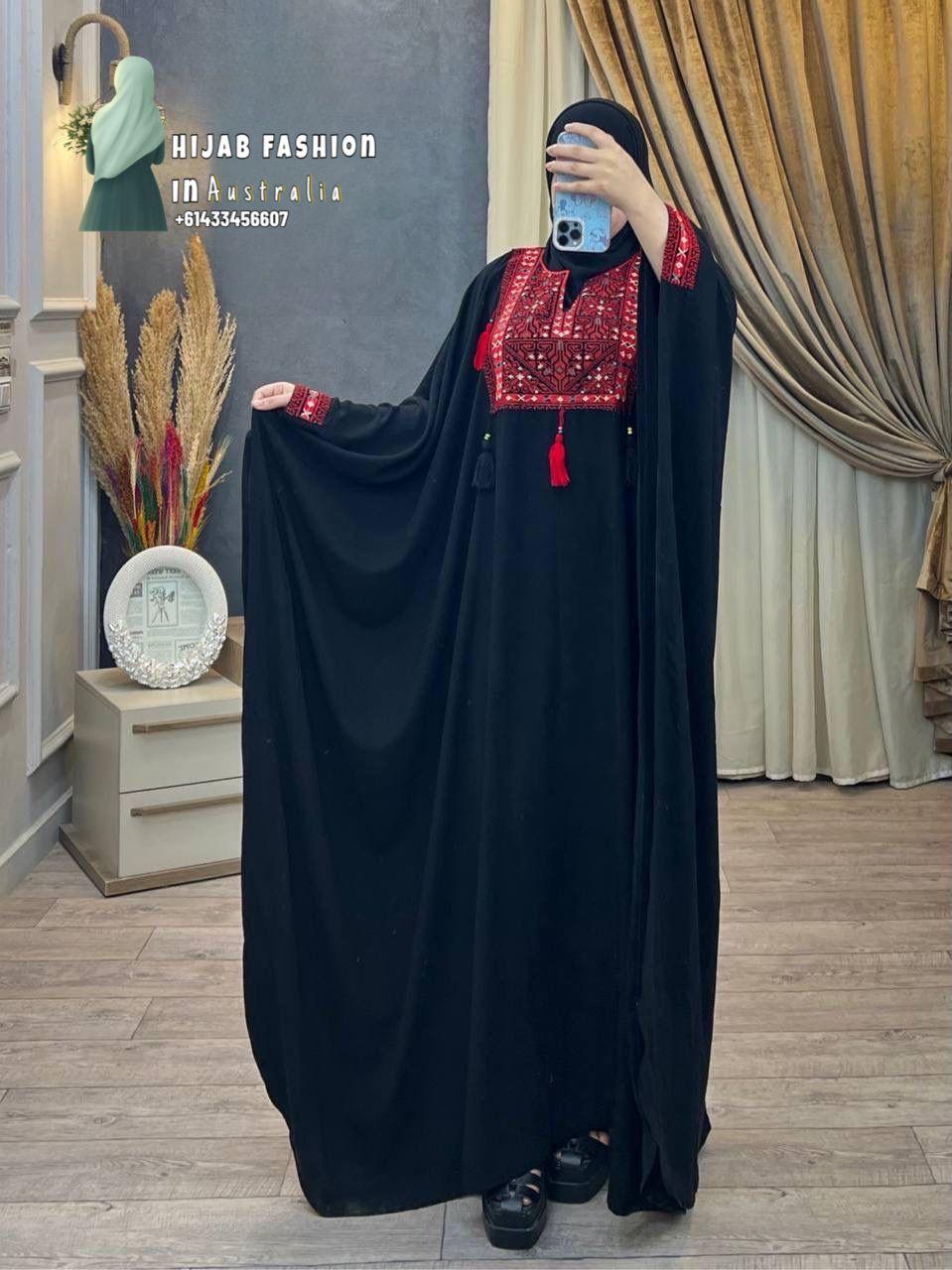 palestinian abaya, saudi crepe fabric palestinian abaya, saudi crepe fabric