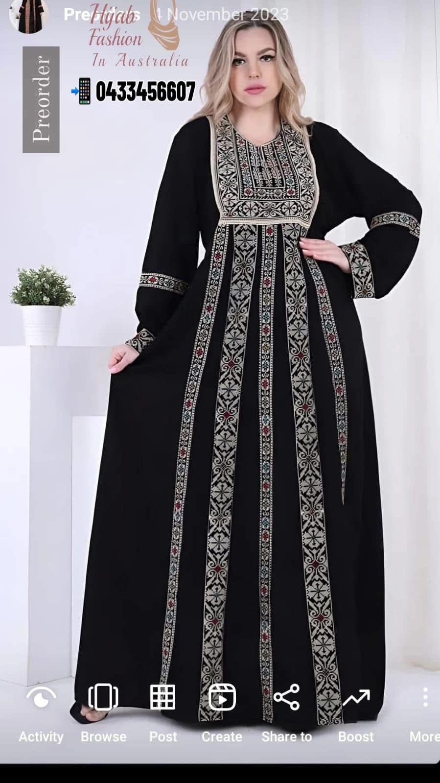 palestinian abaya, saudi crepe fabric palestinian abaya, saudi crepe fabric