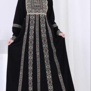palestinian abaya, saudi crepe fabric