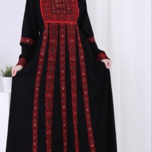 palestinian abaya, saudi crepe fabric