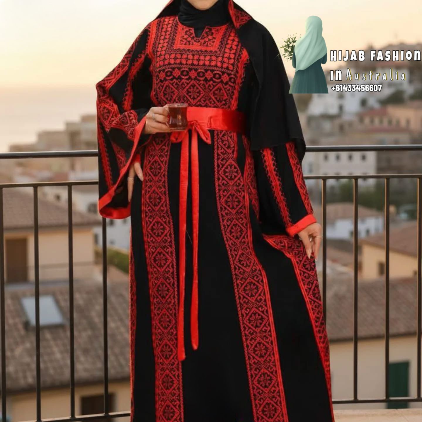 palestinian abaya, saudi crepe fabric palestinian abaya, saudi crepe fabric